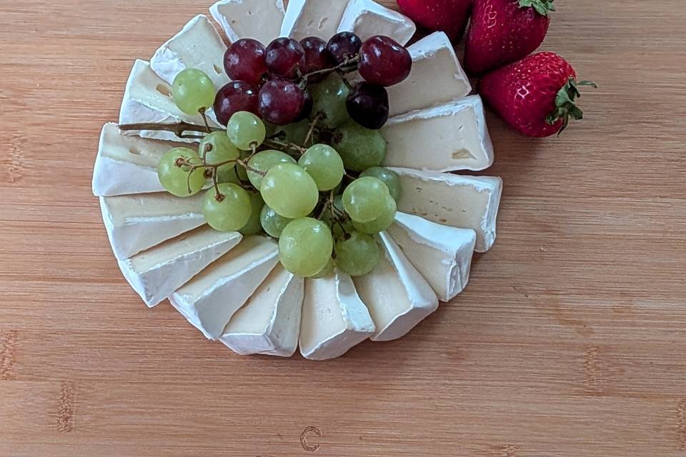 Bri Cheese Display