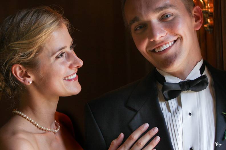 Bride and groom portrait