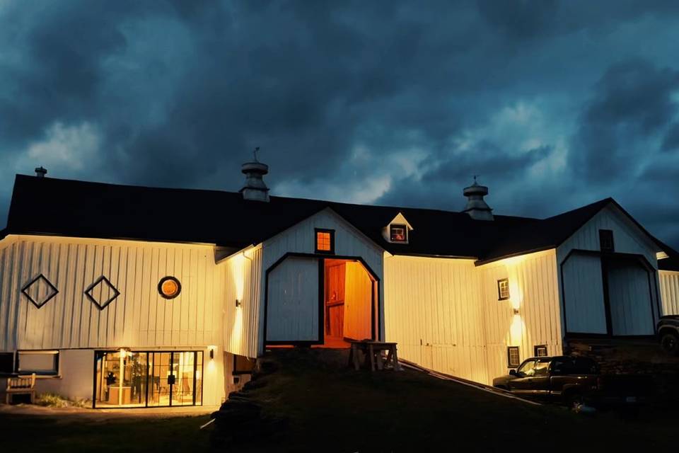 Barn at Night