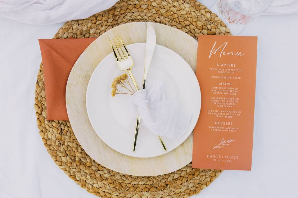 Natural Reception Dinner