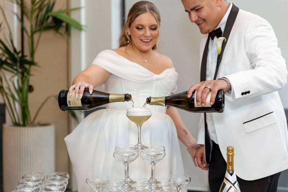 Champagne Tower