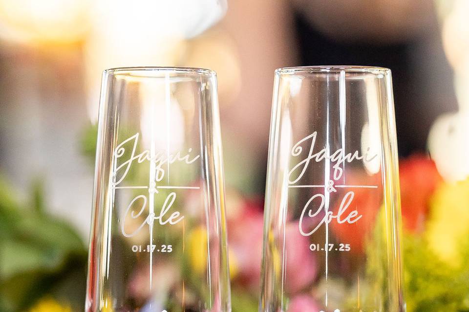 Champagne Toast Glasses