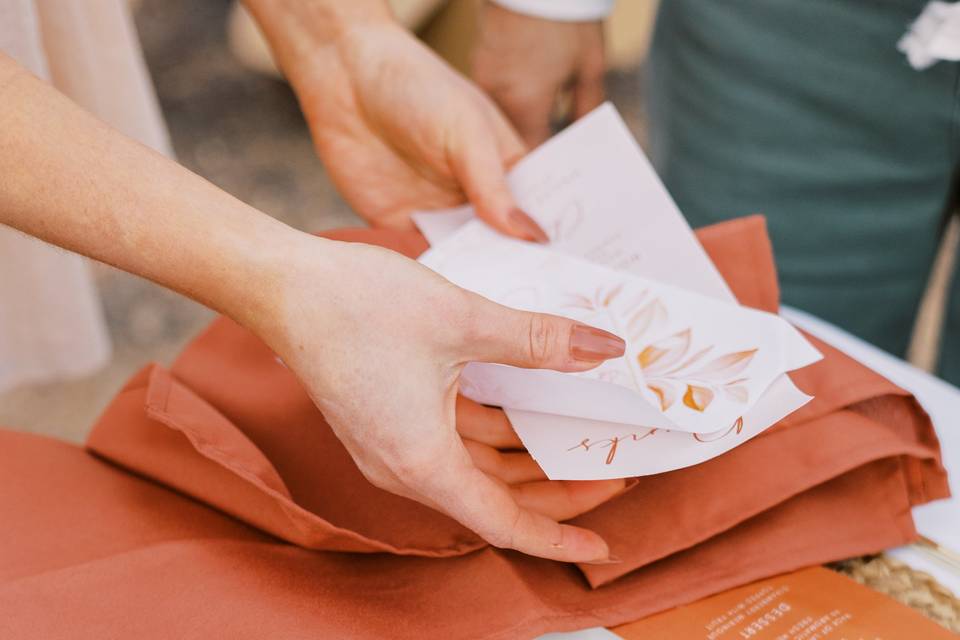 Setting a Boho Place Setting