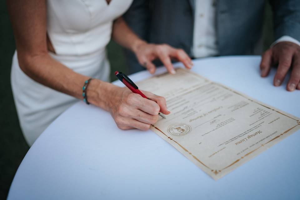 Marriage License