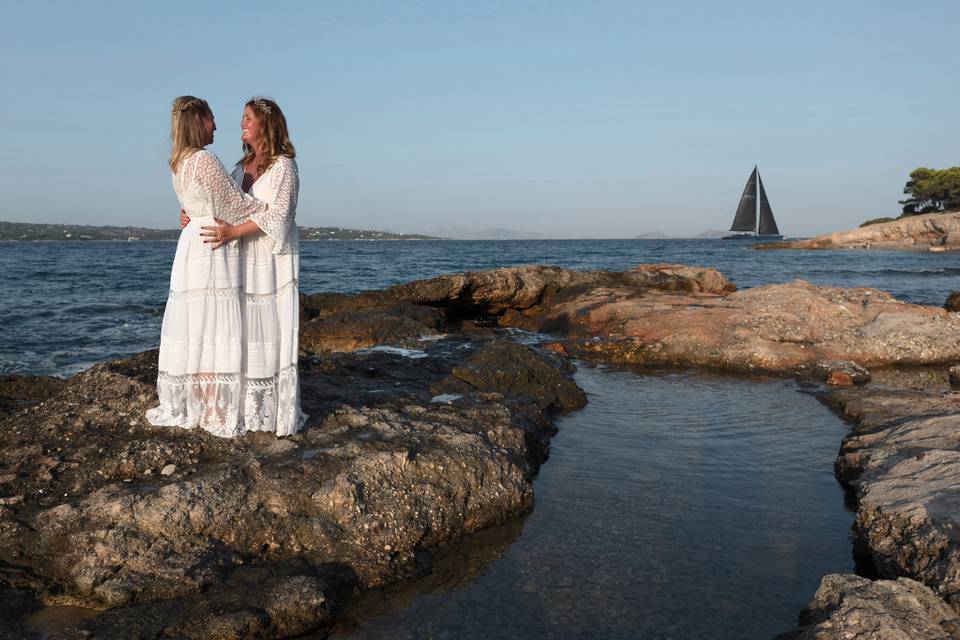 Wedding in Spetses island