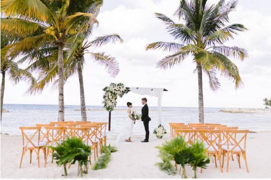 White Sand Beach ceremony