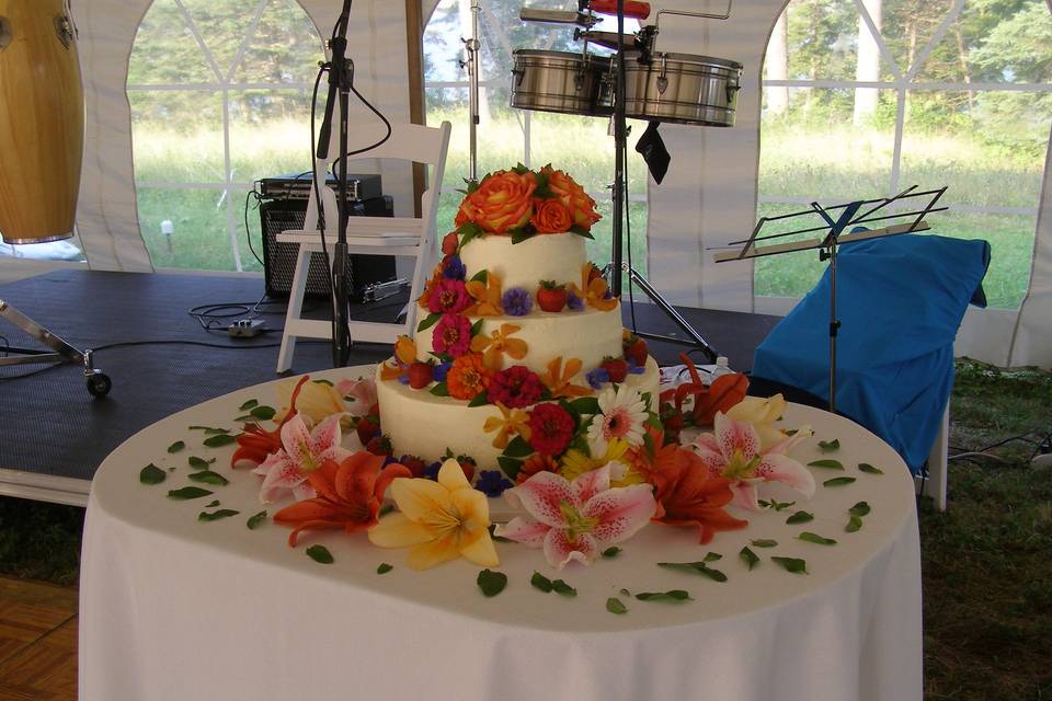 Floral cake