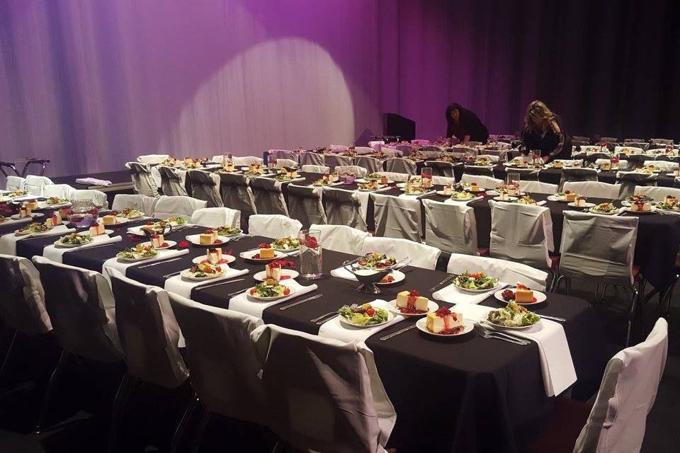 Long table set up