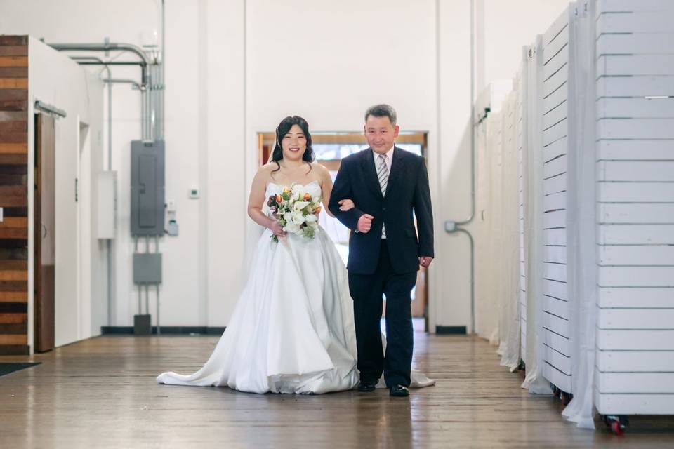 Married under the crane