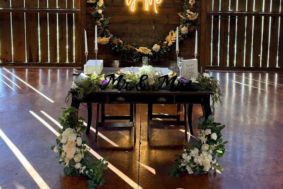 Mr + Mrs Table