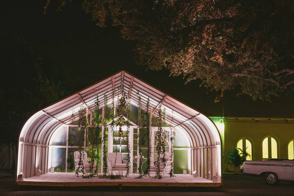 Outdoor Greenhouse Wedding Atc