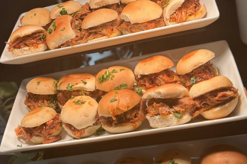 BBQ pork sliders