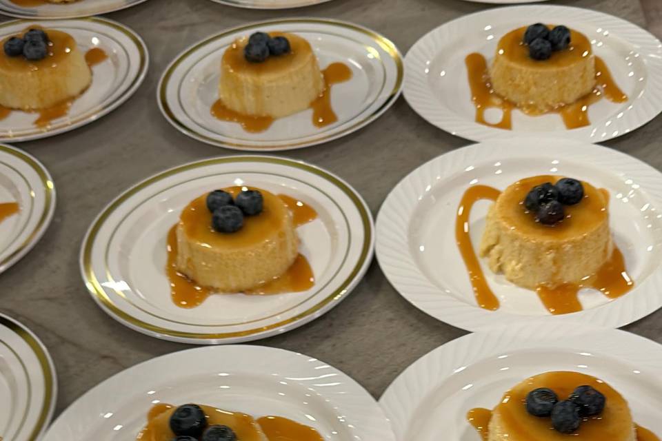 Coconut flan