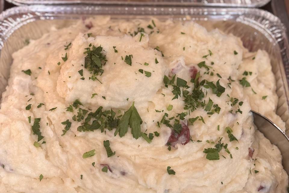 Fresh mash potatoes