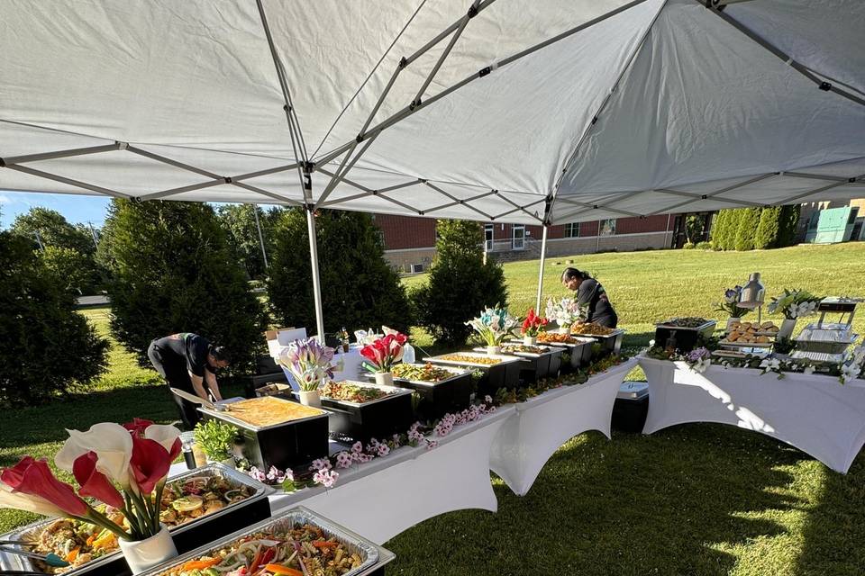 Outdoor catering