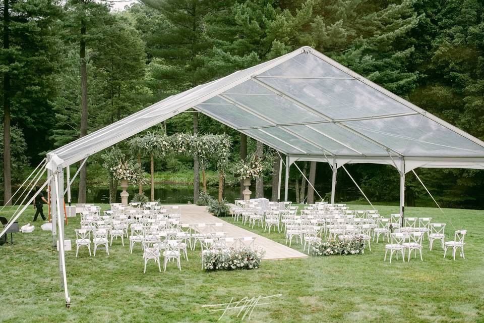Ceremony Rain Plan Tent