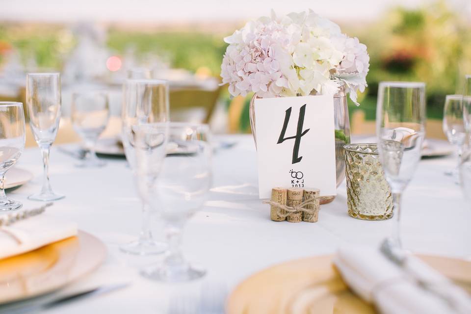 Table numbers