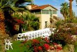 Wedding ceremony area