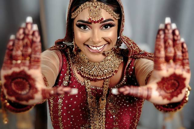 Full glam indian bride