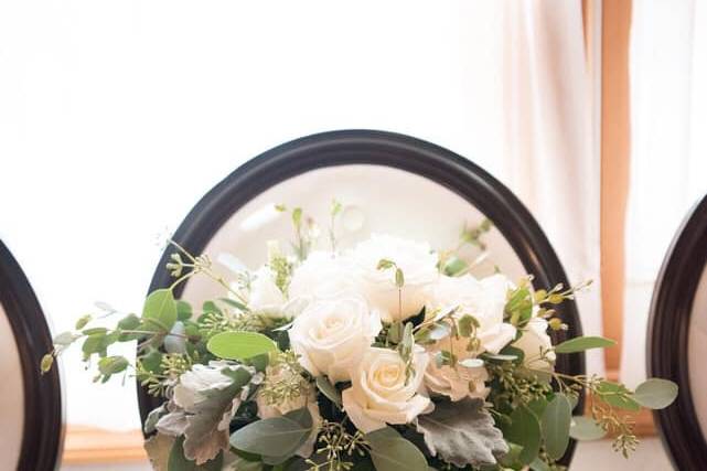 White wedding bouquet