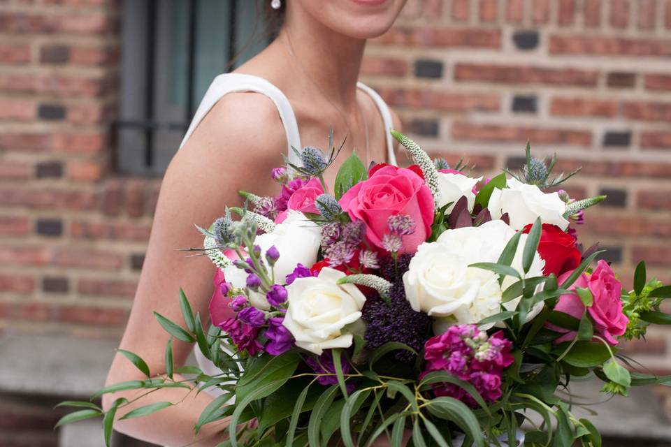 A happy bride