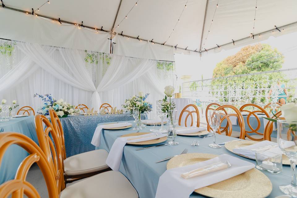 Dusty Blue Wedding
