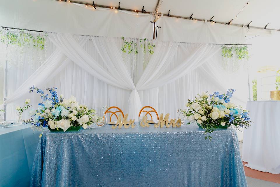 Dusty Blue Wedding
