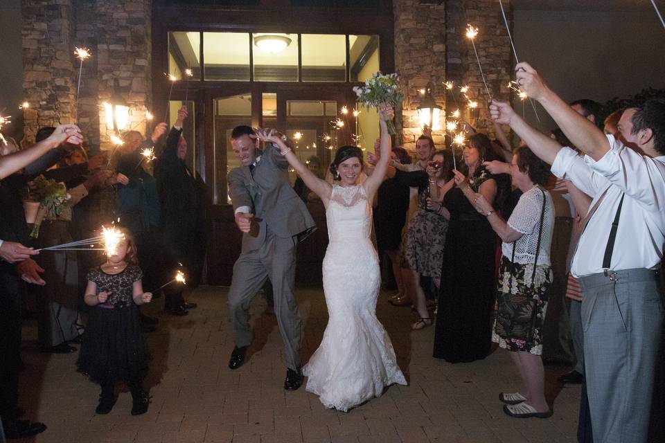 Newlywed couple