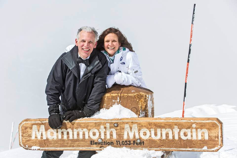 Mammoth mountain wedding