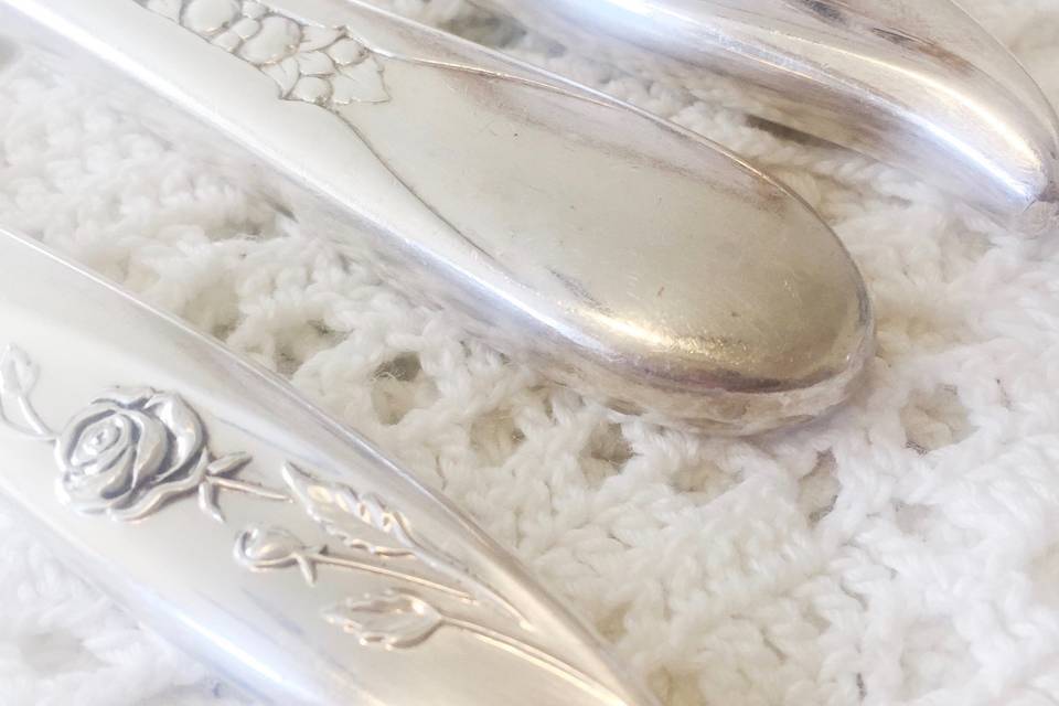 Silver plate flatware