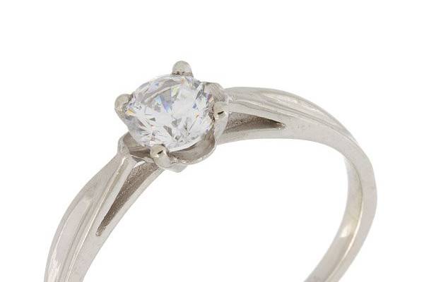 Art Deco Diamond and sapphire engagement ring