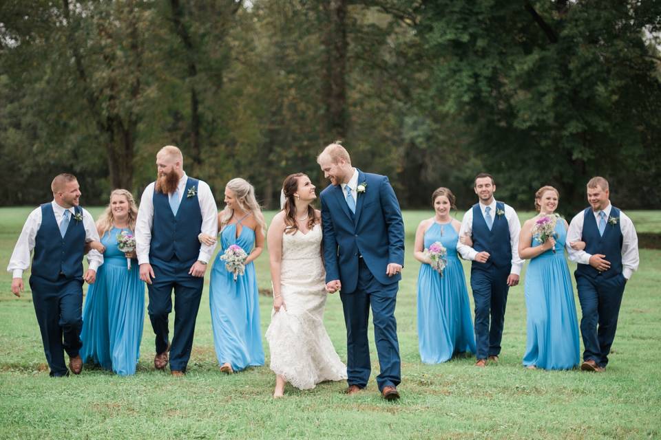 Barefoot bride