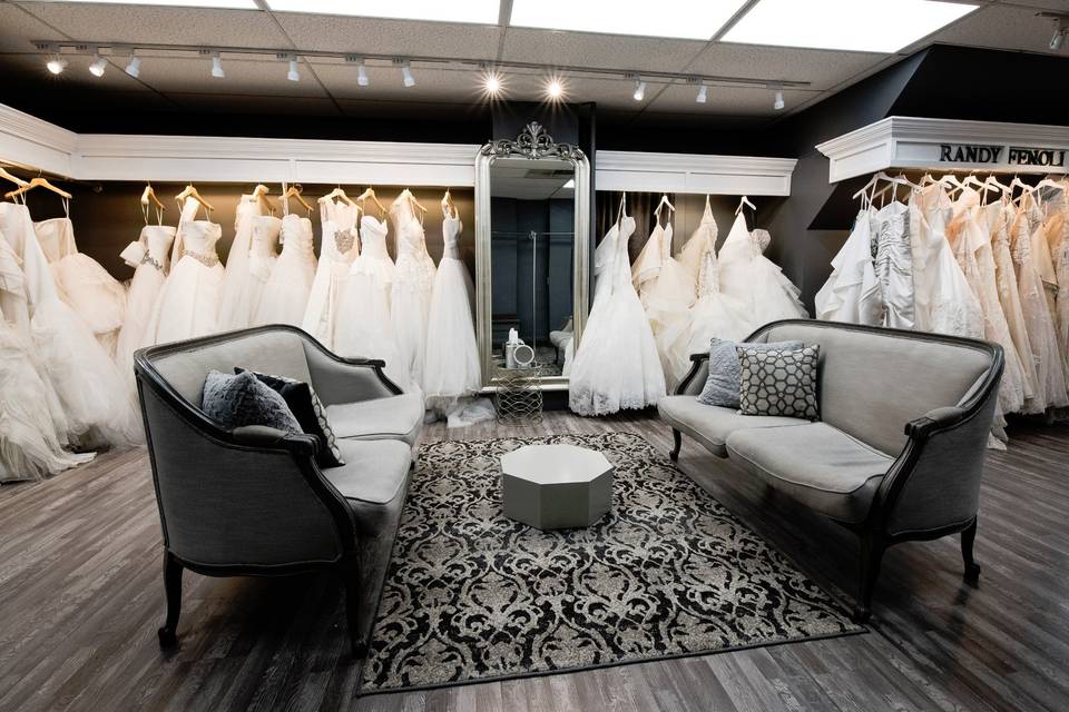 Wedding dress floor