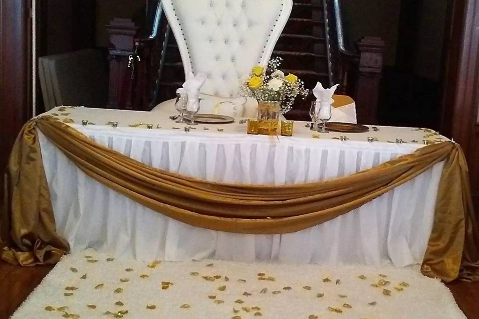 Head table design