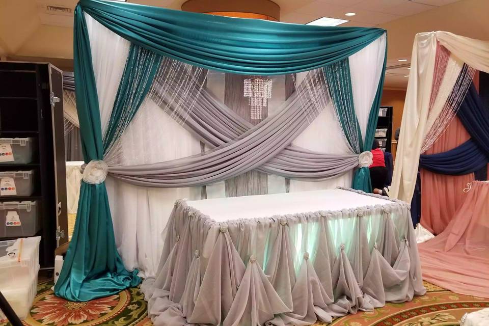 Sweetheart table design