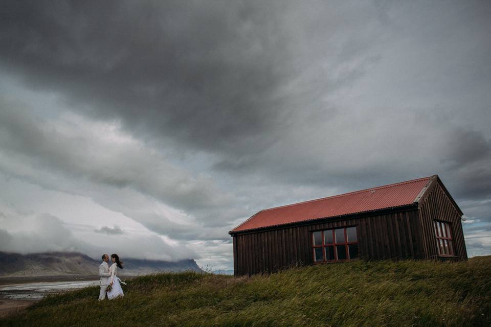 Wedding in Iceland.