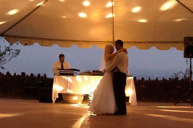 Couple dancing