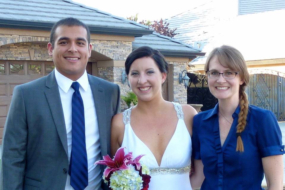 Rev. Kindra, Wedding Officiant