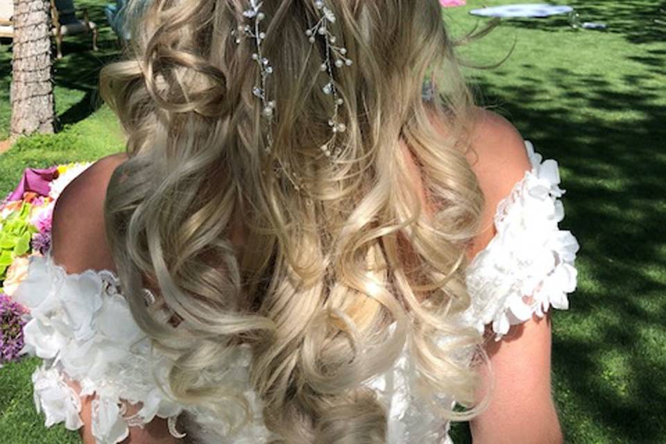 Bridal Half-up Hairstyle