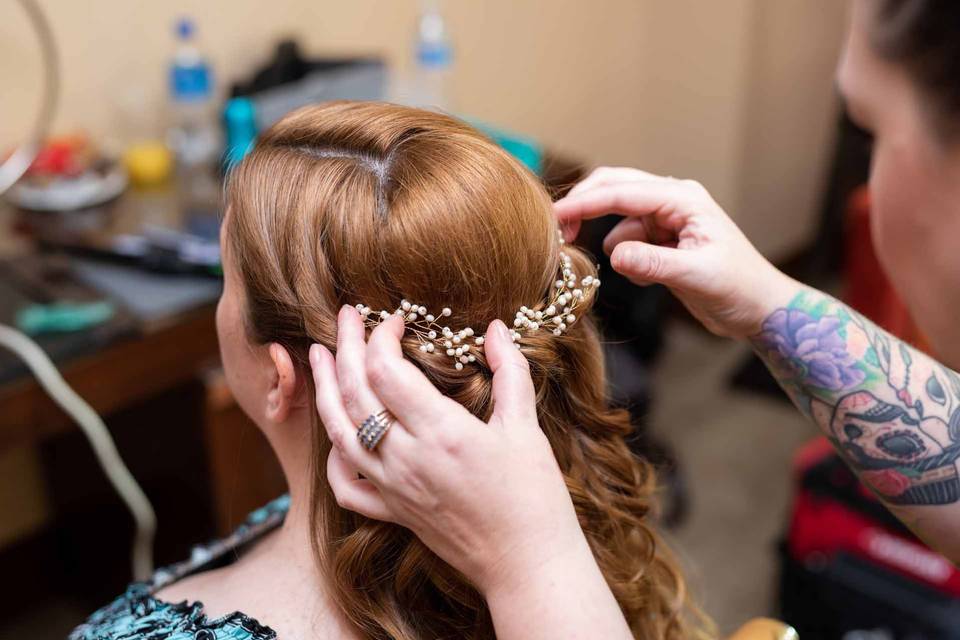 Bride Hairstyling