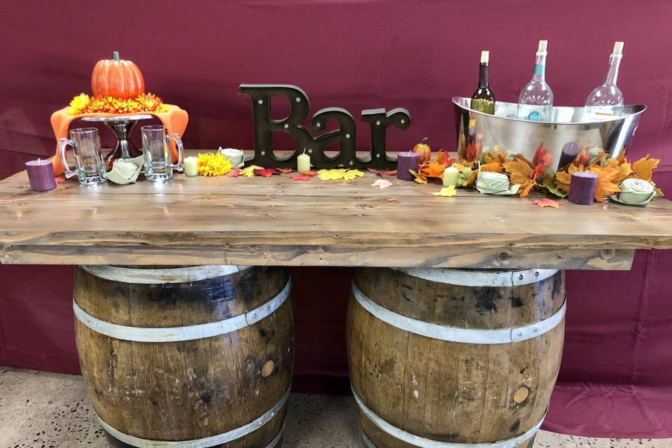 Wine Barrel Bar