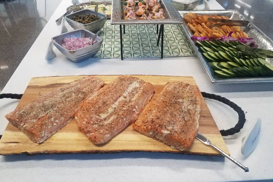 Smoked Salmon Bar
