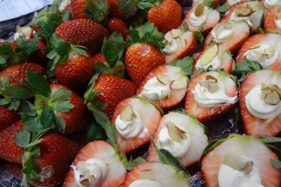 Strawberries with Marscarpone