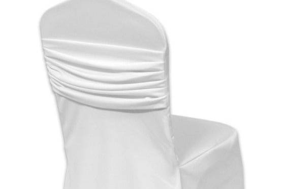 Andrea Spandex Chair Cover (white)