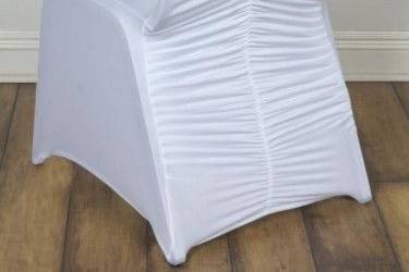 Milan Spandex Chair Cover (white)