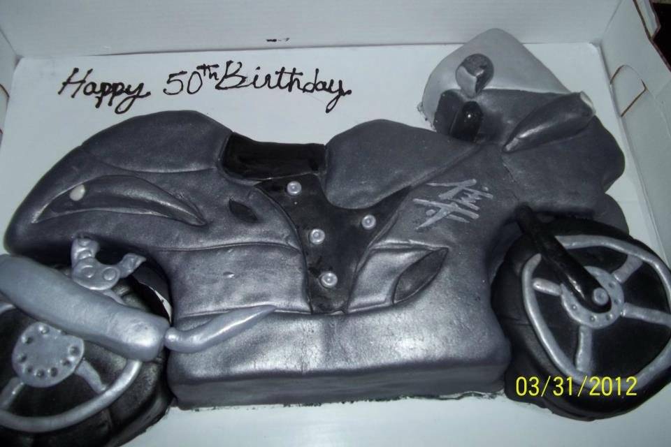 Motor bike cake