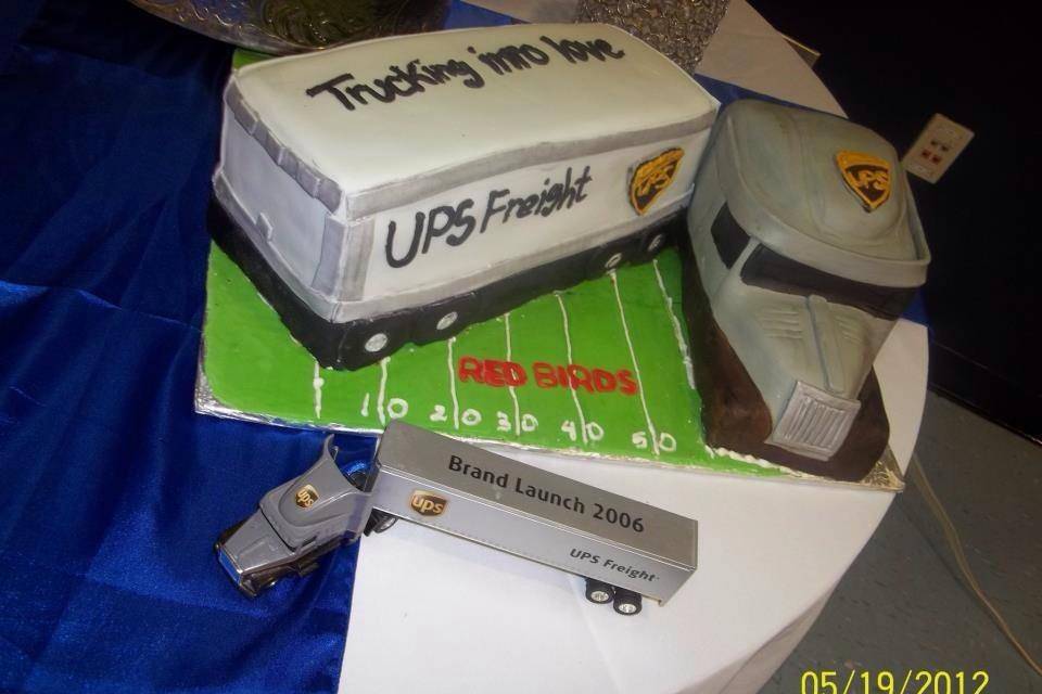 UPS freight cake