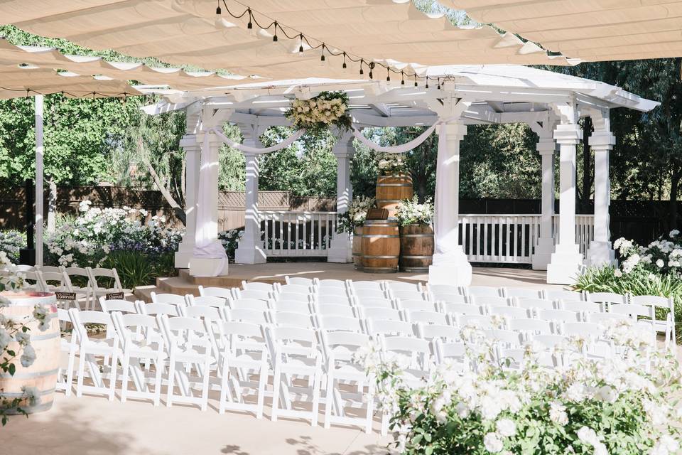 White Wedding Gazebo