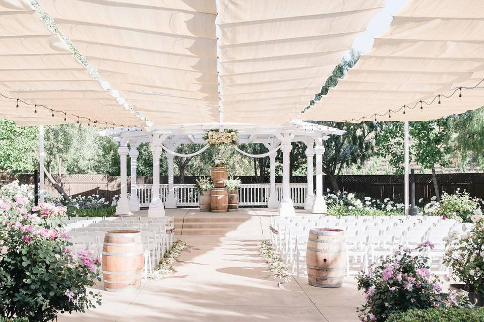 White Wedding Gazebo