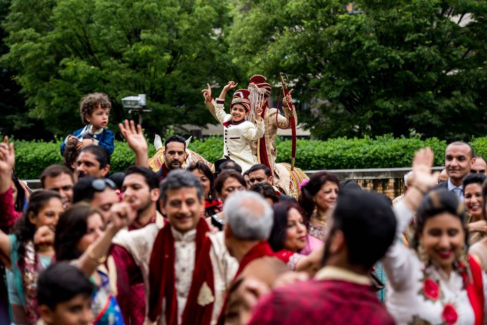 Baraat entrance